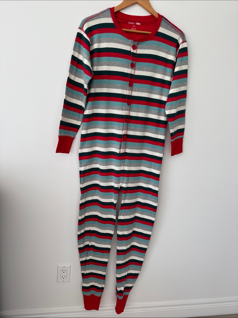 Hatley x Indigo Adult Onesie Pajamas Size M